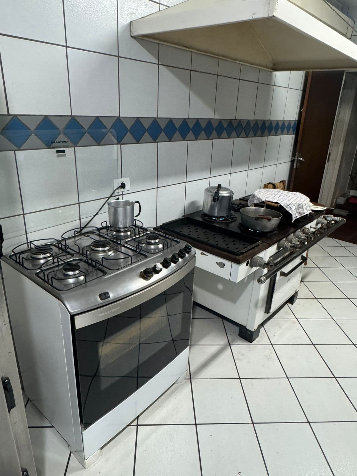 Cozinha do CJV, onde são preparadas as refeições da juventude